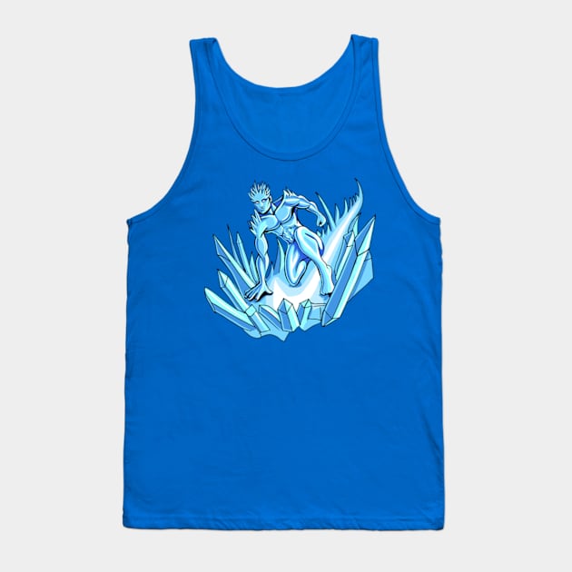 Man of Ice Tank Top by xzaclee16